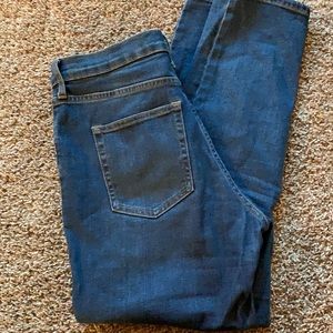 Everlane high rise cigarette jeans (ankle)